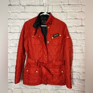 Barbour Women's Red Flyweight International Jacket, 10